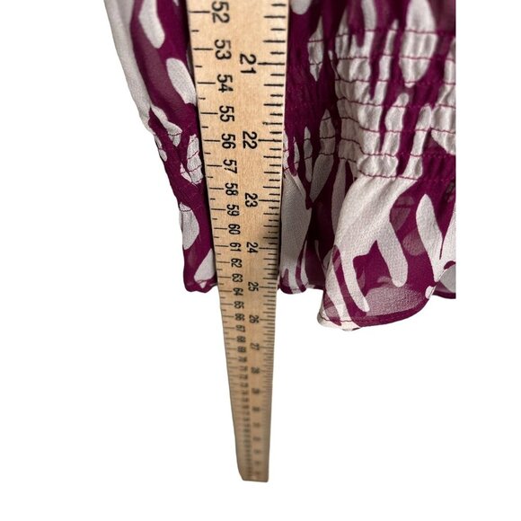 Ted Baker 100% Silk Phaedra blouse purple‎ sz XS - Picture 5 of 8